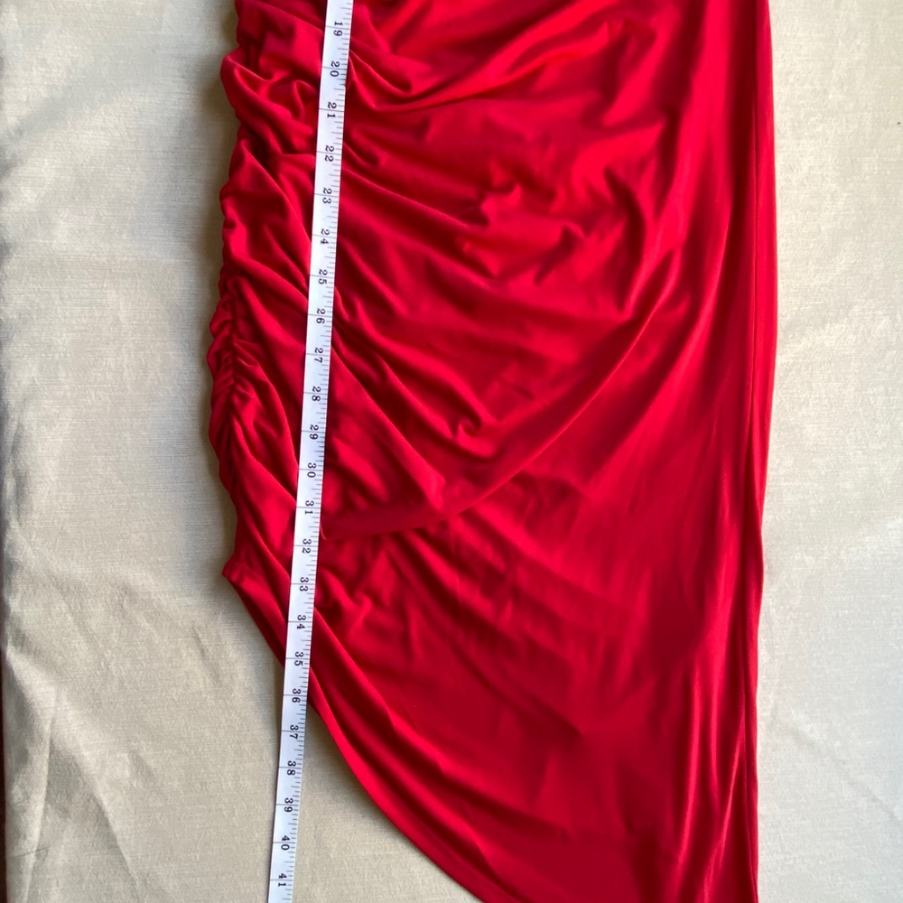 Milwood Midi Dress in Carmine Red Lovers + Friends - Picture 5 of 6